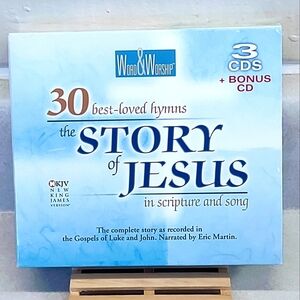 THE STORY OF JESUS 30 BEST LOVED HYMNS IN SCRIPTURE AND SONG - 3 CD's (2003)